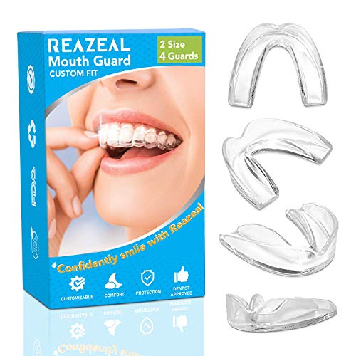 New Upgraded Health Professional Dental Guard - 2 Sizes, 4 Pieces Mouthguard, Moldable Night Guards for Teeth Grinding, Stops Bruxism, Tmj & Eliminates Teeth Clenching - Thumbnail 5