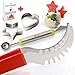 Watermelon Slicer Corer Knife & Server Tongs By Smart Ideas – Premium Stainless Steel Cutter & No Slip Red Silicone Handle + Melon Baller + Cookie Cutters + FREE E-BOOK W/ fun healthy snacks recipes