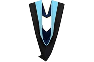 Cappe Diem Master of Education Graduation Hood – Light Blue | M.Ed. Academic Regalia for Master’s Cap and Gown Ceremony