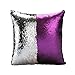 BOOBEI 18inch Double Colors Reversible Sequins Mermaid Pillow Cases 18