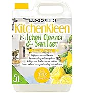 Pro-Kleen Kitchen Kleen - Cleans, Disinfectants & Sanitises - Lemon Splash - Multipurpose Spray -...