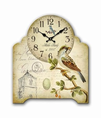 Tinas Collection Wanduhr (Vogel)
