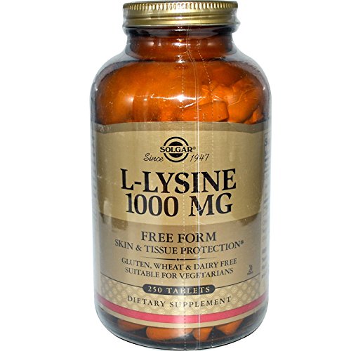 Solgar, l-lysine, free form, 1000 mg, 250 tablets - 2pc