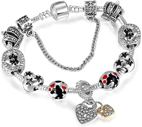 YouzhiWan007 Charm Bracelet for Women Fit Brand Bracelet & Bangles Jewelry DIY Making Accessories Gold-color 21cm