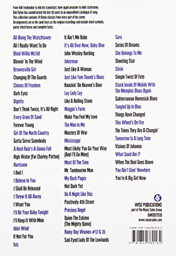 The Best of Bob Dylan: Chord Songbook - Image 3