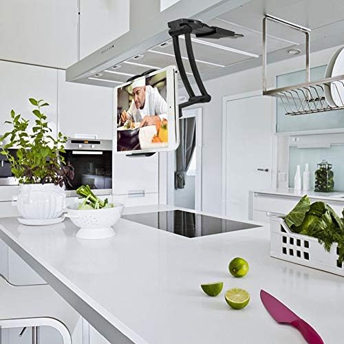 Worthown-2-in-1Kitchen Tablet Mount Stand Holder,Tablet Wall Mount,Under Cabinet Tablet Holder,for ipad,Kindle 9.7 to 12 in Device
