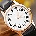 Top Plaza Womens Girls Fun Animal Series Watches Twelve Cute Cats Scale Rose Gold Case PU Leather Strap Quartz Wrist Watch,Black