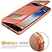 iPhone 6 leather case,[Shockproof] ZVE iphone 6s flip Stand Window Open Case Cover for apple iPhone 6/6s 4.7 brown