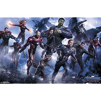 Trends International Mcu Avengers Endgame Grid Wall Poster 22375 X 34 Unframed Version