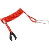 TXRXIZ Boat Engine Safety Kill Stop Switch Connector Lanyard Tether | Replacement for Yamaha Tohatsu Mercury Outboard Motor Ignition Lanyard Cord, Replace 6E9-82575-00 6E9-82575-01 6E9-82575-02