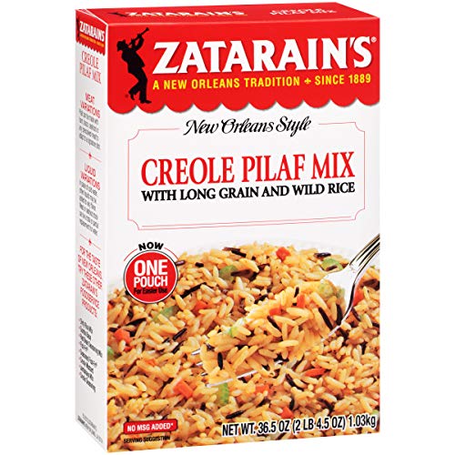 Zatarain's Creole Pilaf Mix, 36.5 oz One 36.5 Ounce Box of New