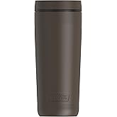 THERMOS ALTA SERIES Stainless Steel Tumbler 18 Ounce, Espresso Black