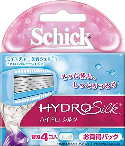 シック Schick ハイドロシルク 替刃 4コ入 女性用 カミソリ Logicel Net