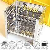 PSKOOK Wood Burning Camp Stoves Portable Stove Outdoor Camping Cooking Picnic Backpacking