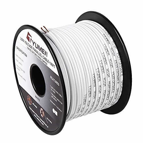 TYUMEN 18 Gauge OFC 2 Conductor Parallel Stranded Wire 18 AWG Gauge