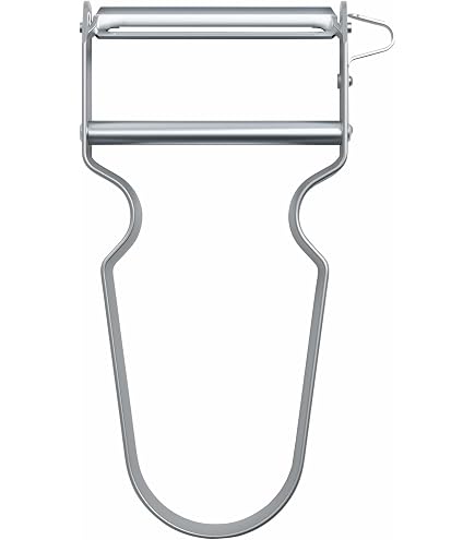 TOOLSWISS Swiss-Made Stainless Steel Vegetable Peeler - Grey, 3609 Model