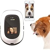 PetChatz Two-Way Audio/Video Pet Treat Camera, White/Black