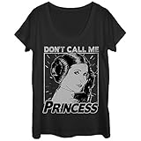 Star Wars Don't Call Me Princess Womens Graphic Scoop Neck