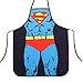 FASHION ALICE Superman Anime Cartoon Hero Character Series Modern Family Apron Couple Kitchen Aprons Funny Personality Sexy Originality Cooking Aprons Gift,Include A Bottle Opener