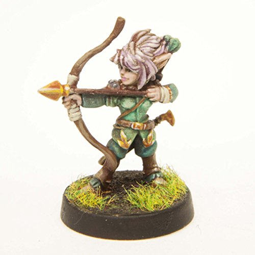 Stonehaven Gnome Archer Miniature Figure for 28mm Table Top Wargames - Made in USA