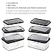Healthy Packers Insulated Lunch Bag | 10-Piece Set | Portable Hot Cold Meal Prep Adult Lunch Box with Portion Control Food Storage Containers + Ice Pack, Pill Box, Protein Shaker Bottle