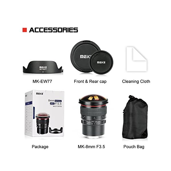 Meike Optics MK 8mm f3.5 Fisheye-Objektiv Ultra-Weitwinkel für MFT – Bild 8