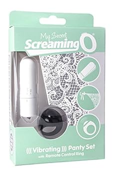 Screaming O Slip mit Vibrator und Fernsteuerungsring weiß