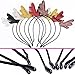 SUIEK Glitter Antlers Headband Reindeer Christmas Santa Holiday Party Costume (Glitter Silver Antlers (1PCs))