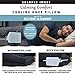 Calming Comfort Cooling Knee Pillow by Sharper Image- Memory Foam with Cooling Gel- Helps Side Sleepers Align Spine
