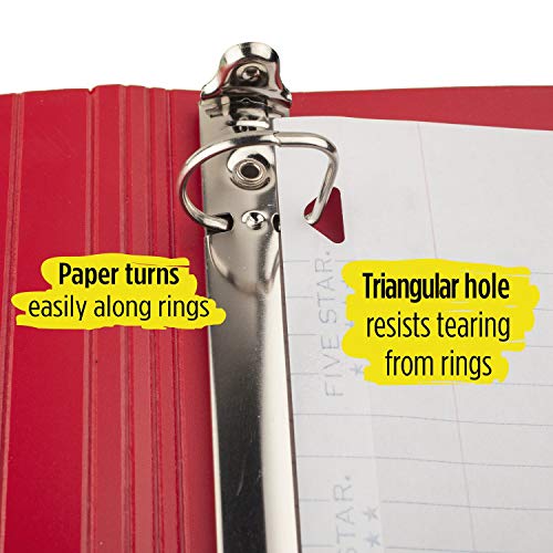 Five Star Loose Leaf Paper, 3 Hole Punched, Reinforced Filler Paper