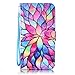 JanCalm Wallet Case for iPhone 8 Plus/iPhone 7 Plus Case, [Wrist Strap] [Kickstand] Pattern Premium PU Leather Wallet [Card/Cash Slots] Flip Cover