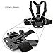 Deyard ZG-730 GoPro Accessories Kit Essential Set for GoPro Hero 5 Session Hero4 Session Hero 5 4 3+ and Original Hero: Head Strap Mount + Chest Harness + J-Hook Mount + 2pcs Thumbscrews + Deyard Fiber Cloth