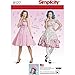 Simplicity Creative Patterns 8127 Misses' Lolita and Rockabilly Dresses, U5 (16-18-20-22-24)
