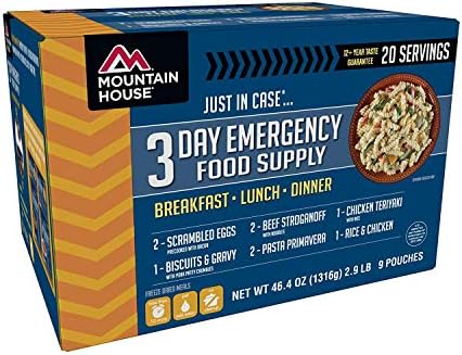 Mountain House 3-Day Emergency Food Supply Kit 3 Pack