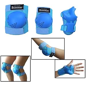 Kids/Youth Knee Pad Elbow Pads Guards Protective Gear Set for Roller Skates Cycling BMX Bike Skateboard Inline Skatings Scooter Riding Sports, Wrist Guards Toddler for Multi-sports Outdoor Activities: Rollerblading, Skating, Volleyball, Football