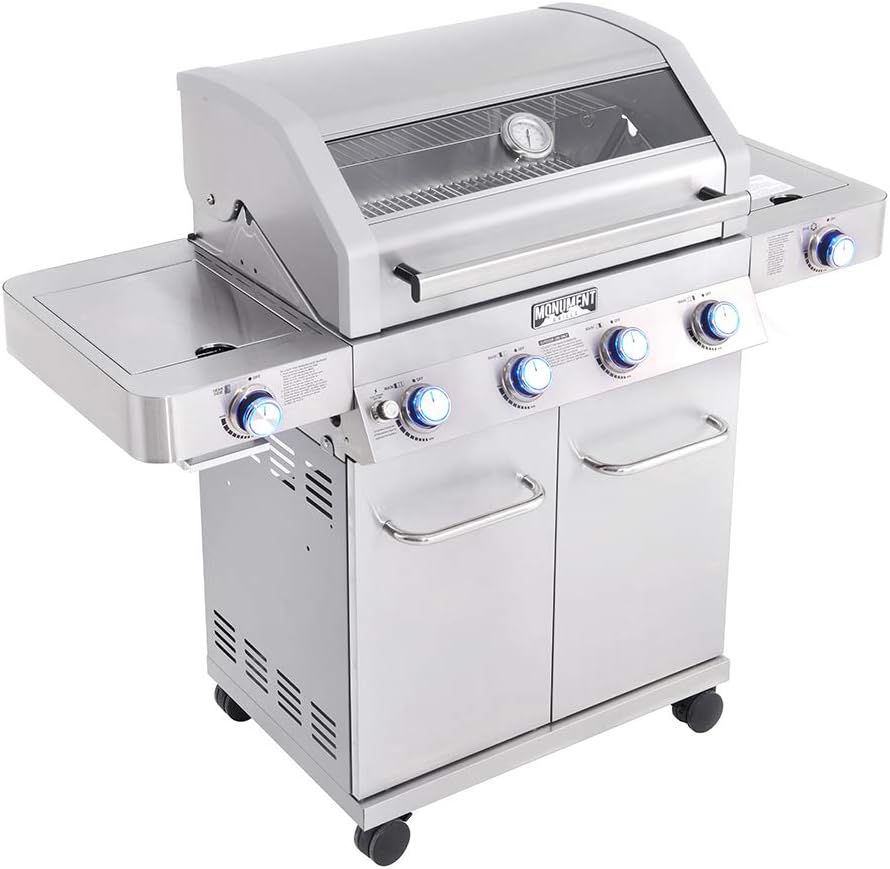 Monument Grill Home Depot Monument 4-Burner Propane Grill