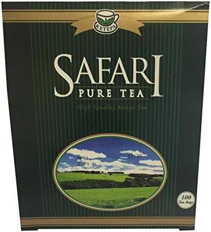 Safari Pure, Black Tea, Standard Pack, 100 Teabags