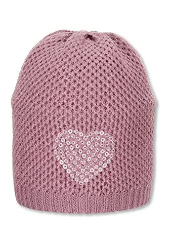 Sterntaler Bonnet tricoté pour bébé Fille - Motif cœur - - 47
