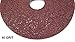 Elitexion Aluminum Oxide Resin Fiber Discs, 100 Grit, 60 Grit, 50 Grit, 40 Grit, 4.5 inches Diameter x 7/8 inch Arbor Hole, Pack of 20