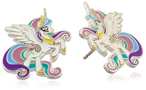 My little pony girls  brass fine silver plated celestia…
