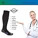 Wanderlust Air Travel Compression Socks - Premium Graduated Support Stockings For Men & Women - Prevents Swelling, Pain, Edema, & DVT! Great For Nurses, Airplane Flight, Running, Maternity, & More!