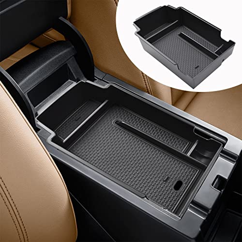 Photo 1 of RUNROAD Upgraded Center Console Organizer Tray Compatible with Chevy Blazer 2025 2024 2023 2022 2021 2020 2019 Accessories, ABS Materials Secondary Storage Box Insert Armrest Console Tray, Black