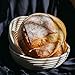 RABA Proofing Baskets 9.5’ Round Bread Made By Natural Rattan, Beige For Home Bakers And Bread Making