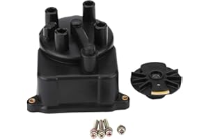 QIILU Car Auto Distributor & Distributor Rotor Ignition Kit for 92-00 30102 P54 006