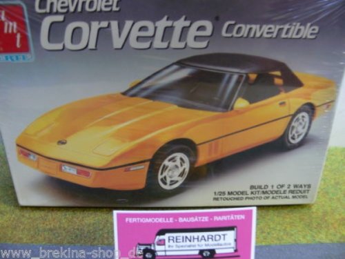 #6076 AMT Chevrolet Corvette Convertible 1/25 Scale Plastic Model Kit