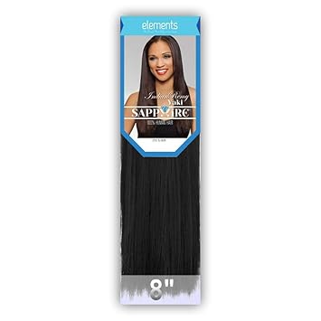 Amazon Com Elements Sapphire Yaki 08 Remy Indian Hair Weave