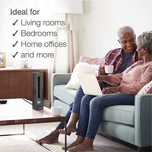 Lasko Air Stik Ulta-Slim Oscillating Desktop Fan, 2 Speeds, for Bedroom, Living Room, Office, 14