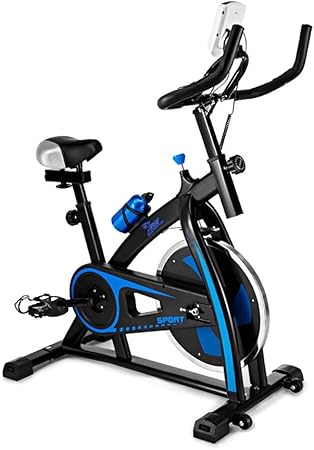 Ambm Velo D Appartement Professionnel Velo D Entrainement Spinning Bike Velo De Salle Velo De Fitness Salle De Sport Utilise Une Courroie D Entrainement Sans Bruit Guidon Et Siege Reglables Amazon Fr Jardin
