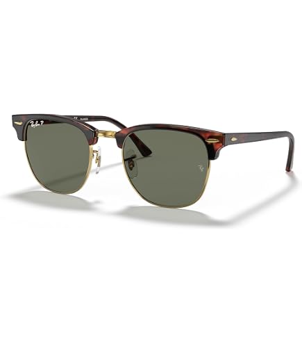 Amazon.com: Ray-Ban RB3716 Clubmaster Metal 186/58 51MM Black/G-15