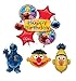 Mayflower Products Sesame Street Cookie Monster Bert and Ernie Birthday Party Supplies and Balloon Bouquet Decorations